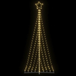 Árbol de Navidad LED 447 LEDs blanco cálido 249 cm