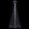 Árbol de Navidad LED 447 LEDs blanco frío 249 cm