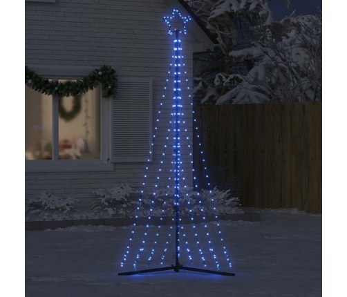 Árbol de Navidad LED 447 LEDs azul 249 cm