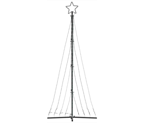 Árbol de Navidad LED 447 LEDs azul 249 cm