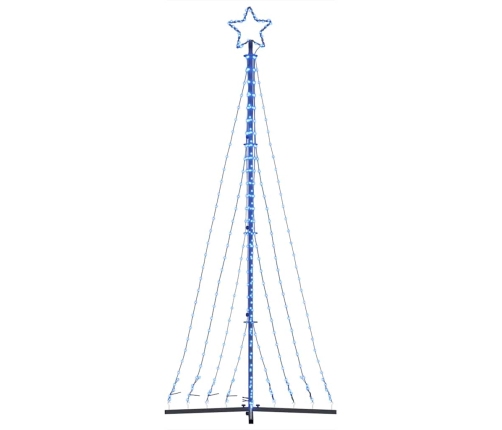 Árbol de Navidad LED 447 LEDs azul 249 cm