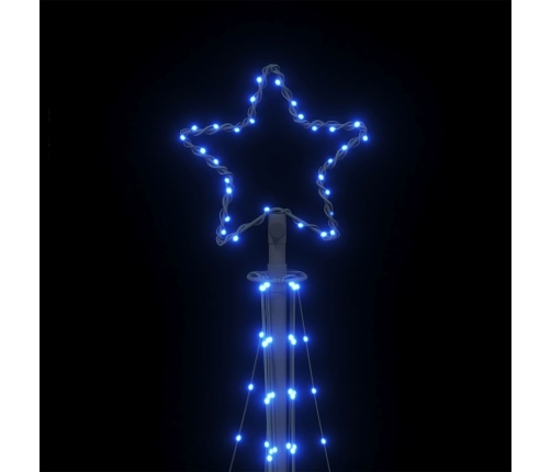 Árbol de Navidad LED 447 LEDs azul 249 cm