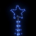 Árbol de Navidad LED 447 LEDs azul 249 cm