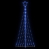 Árbol de Navidad LED 447 LEDs azul 249 cm