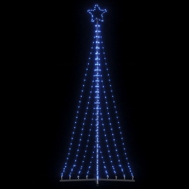 Árbol de Navidad LED 447 LEDs azul 249 cm