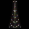 Árbol de Navidad LED 447 LEDs de colores 249 cm