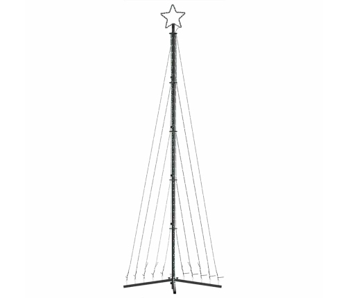 Árbol de Navidad LED 495 LEDs blanco cálido 300,5 cm