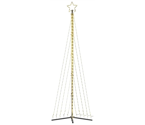 Árbol de Navidad LED 495 LEDs blanco cálido 300,5 cm