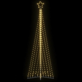 Árbol de Navidad LED 495 LEDs blanco cálido 300,5 cm