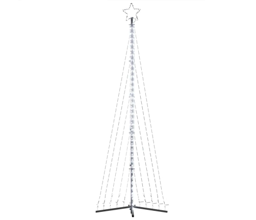 Árbol de Navidad LED 495 LEDs blanco frío 300,5 cm