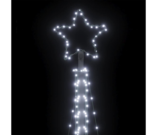 Árbol de Navidad LED 495 LEDs blanco frío 300,5 cm