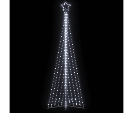 Árbol de Navidad LED 495 LEDs blanco frío 300,5 cm