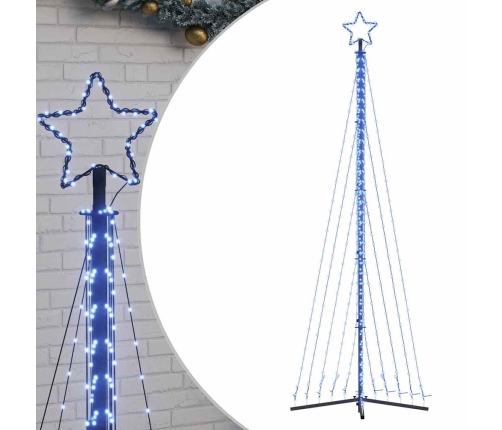 Árbol de Navidad LED 495 LEDs azul 300,5 cm