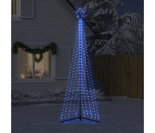 Árbol de Navidad LED 495 LEDs azul 300,5 cm