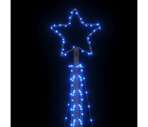 Árbol de Navidad LED 495 LEDs azul 300,5 cm