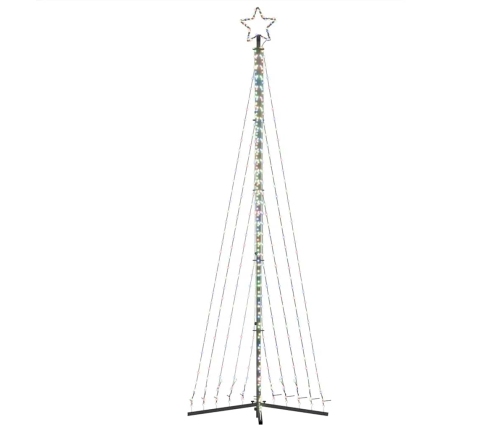 Árbol de Navidad LED 495 LEDs de colores 300,5 cm