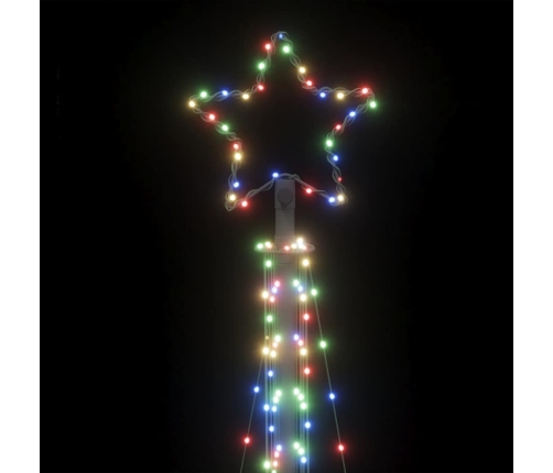 Árbol de Navidad LED 495 LEDs de colores 300,5 cm