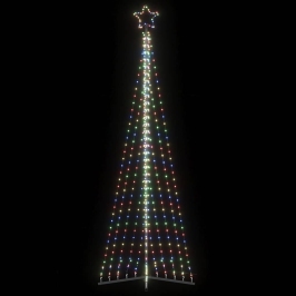 Árbol de Navidad LED 495 LEDs de colores 300,5 cm