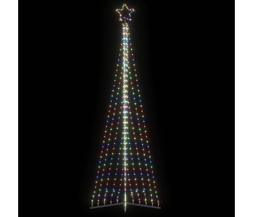 Árbol de Navidad LED 495 LEDs de colores 300,5 cm