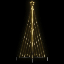 Árbol de Navidad LED 570 LEDs blanco cálido 399 cm