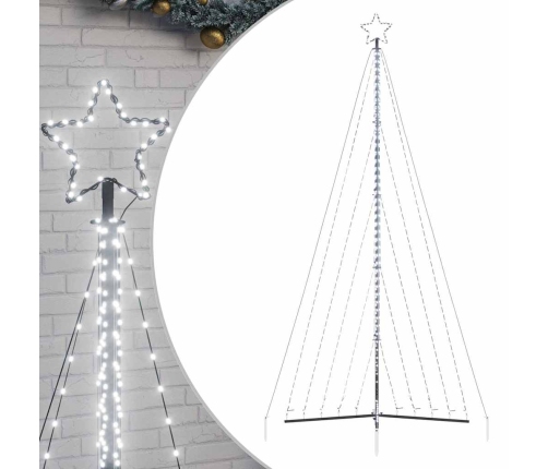 Árbol de Navidad LED 570 LEDs blanco frío 399 cm