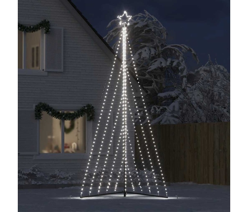 Árbol de Navidad LED 570 LEDs blanco frío 399 cm