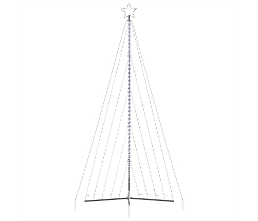 Árbol de Navidad LED 570 LEDs blanco frío 399 cm