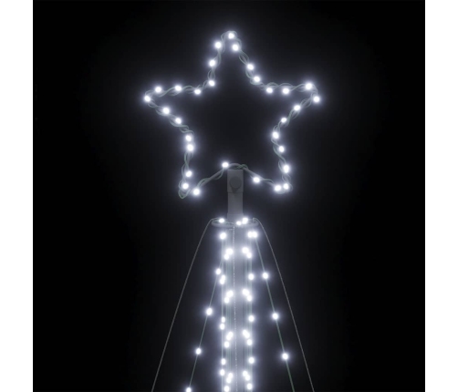 Árbol de Navidad LED 570 LEDs blanco frío 399 cm