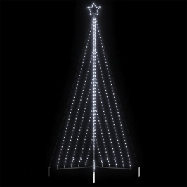 Árbol de Navidad LED 570 LEDs blanco frío 399 cm