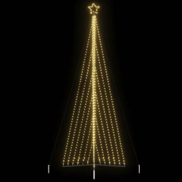 Árbol de Navidad LED 789 LEDs blanco cálido 476 cm