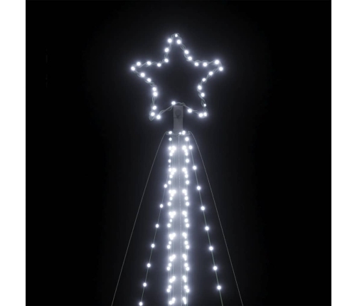 Árbol de Navidad LED 789 LEDs blanco frío 476 cm