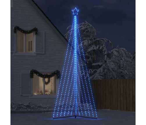 Árbol de Navidad LED 789 LEDs azul 476 cm