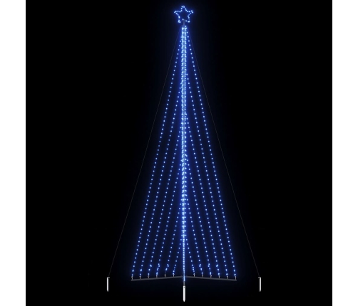 Árbol de Navidad LED 789 LEDs azul 476 cm