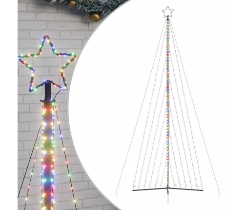 Árbol de Navidad LED 789 LEDs de colores 476 cm