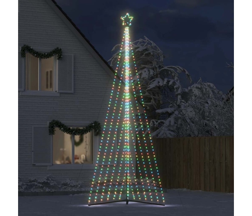 Árbol de Navidad LED 789 LEDs de colores 476 cm