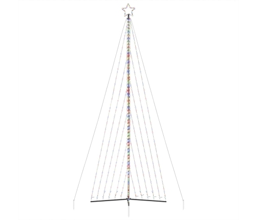 Árbol de Navidad LED 789 LEDs de colores 476 cm