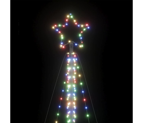 Árbol de Navidad LED 789 LEDs de colores 476 cm