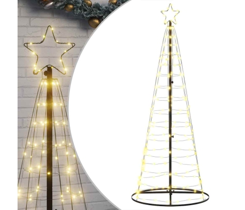 Árbol de Navidad LED 200 LEDs blanco cálido 182 cm