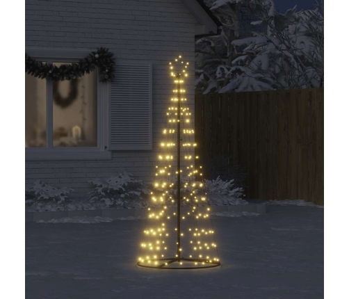 Árbol de Navidad LED 200 LEDs blanco cálido 182 cm