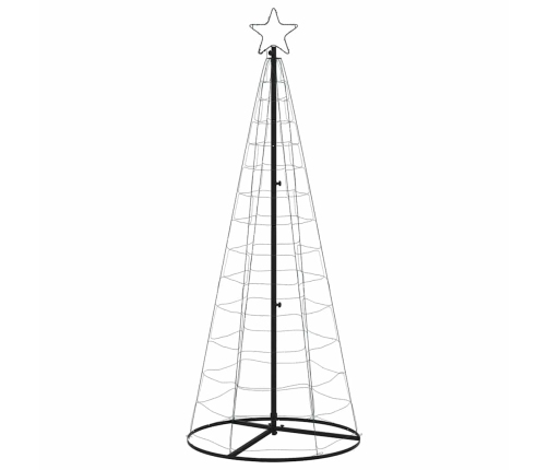 Árbol de Navidad LED 200 LEDs blanco cálido 182 cm