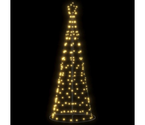 Árbol de Navidad LED 200 LEDs blanco cálido 182 cm