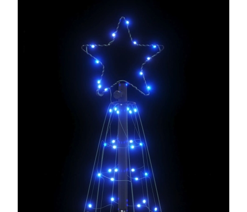 Árbol de Navidad LED 200 LEDs azul 182 cm