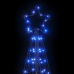 Árbol de Navidad LED 200 LEDs azul 182 cm