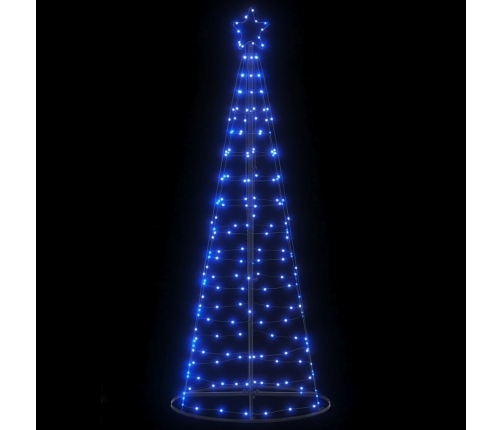 Árbol de Navidad LED 200 LEDs azul 182 cm