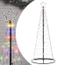 Árbol de Navidad LED 200 LEDs de colores 182 cm