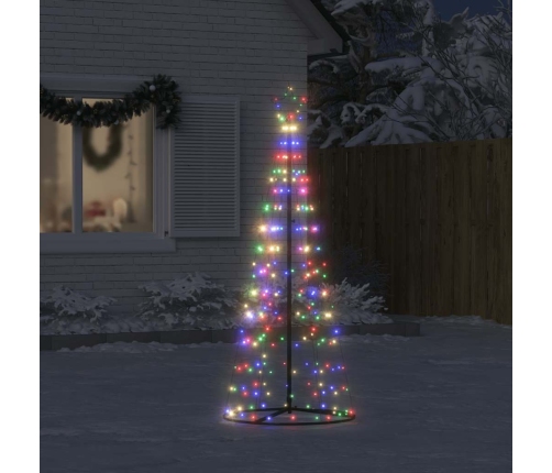 Árbol de Navidad LED 200 LEDs de colores 182 cm