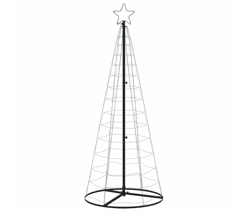 Árbol de Navidad LED 200 LEDs de colores 182 cm