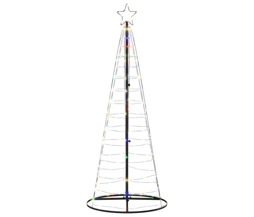 Árbol de Navidad LED 200 LEDs de colores 182 cm