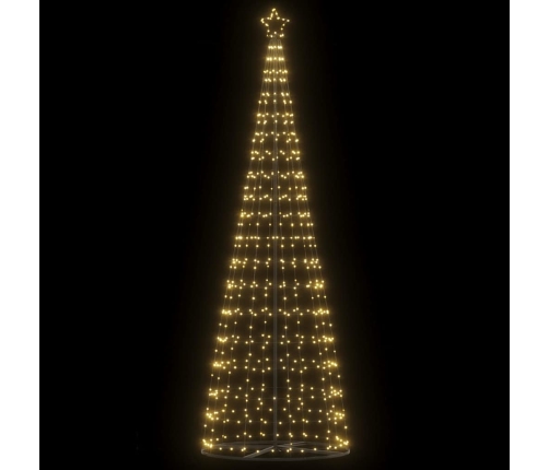 Árbol de Navidad LED 550 LEDs blanco cálido 304 cm