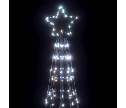 Árbol de Navidad LED 550 LEDs blanco frío 304 cm